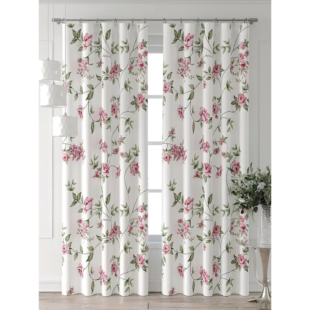 Фото 2 Комплект штор Comfy way Форнерс - 225 - 260 см CW709225260-260 на шторной ленте 260x150 см цвет белый Фото 2 Комплект штор Comfy way Форнерс - 225 - 260 см CW709225260-260 на шторной ленте 260x150 см цвет белый