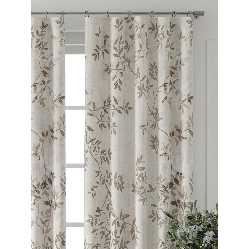 Фото 5 Комплект штор Comfy way Форнерс - 229 - 260 см CW709229260-260 на шторной ленте 260x150 см цвет бежевый Фото 5 Комплект штор Comfy way Форнерс - 229 - 260 см CW709229260-260 на шторной ленте 260x150 см цвет бежевый