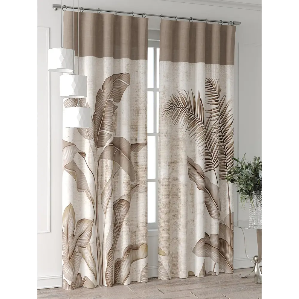 Фото 4 Комплект штор Comfy way Форнерс - 238 - 260 см CW709238260-260 на шторной ленте 260x150 см цвет бежевый Фото 4 Комплект штор Comfy way Форнерс - 238 - 260 см CW709238260-260 на шторной ленте 260x150 см цвет бежевый