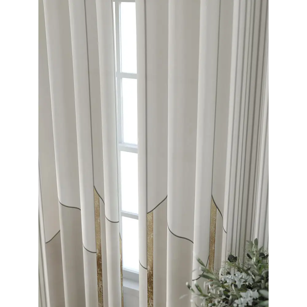 Фото 3 Комплект штор Comfy way Форнерс - 239 - 260 см CW709239260-260 на шторной ленте 260x150 см цвет бежевый Фото 3 Комплект штор Comfy way Форнерс - 239 - 260 см CW709239260-260 на шторной ленте 260x150 см цвет бежевый