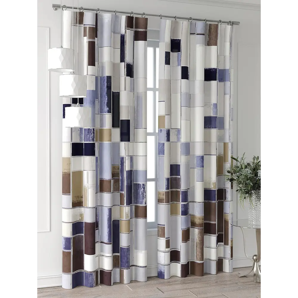 Фото 4 Комплект штор Comfy way Форнерс - 240 - 260 см CW709240260-260 на шторной ленте 260x150 см цвет бежевый Фото 4 Комплект штор Comfy way Форнерс - 240 - 260 см CW709240260-260 на шторной ленте 260x150 см цвет бежевый
