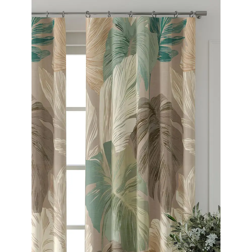 Фото 5 Комплект штор Comfy way Форнерс - 221 - 240 см CW709221240-240 на шторной ленте 240x150 см цвет бежевый Фото 5 Комплект штор Comfy way Форнерс - 221 - 240 см CW709221240-240 на шторной ленте 240x150 см цвет бежевый
