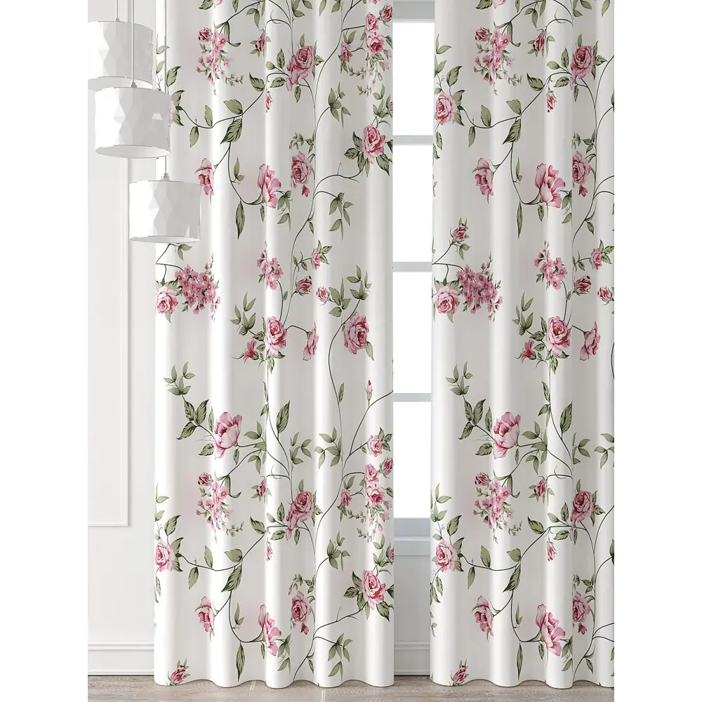 Фото 6 Комплект штор Comfy way Форнерс - 225 - 240 см CW709225240-240 на шторной ленте 240x150 см цвет белый Фото 6 Комплект штор Comfy way Форнерс - 225 - 240 см CW709225240-240 на шторной ленте 240x150 см цвет белый