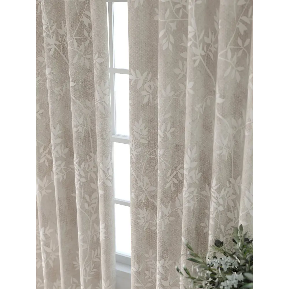 Фото 3 Комплект штор Comfy way Форнерс - 228 - 240 см CW709228240-240 на шторной ленте 240x150 см цвет бежевый Фото 3 Комплект штор Comfy way Форнерс - 228 - 240 см CW709228240-240 на шторной ленте 240x150 см цвет бежевый