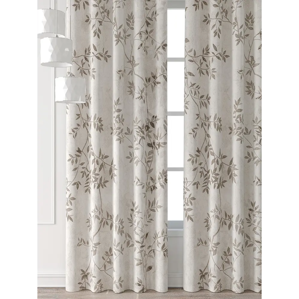 Фото 6 Комплект штор Comfy way Форнерс - 229 - 240 см CW709229240-240 на шторной ленте 240x150 см цвет бежевый Фото 6 Комплект штор Comfy way Форнерс - 229 - 240 см CW709229240-240 на шторной ленте 240x150 см цвет бежевый