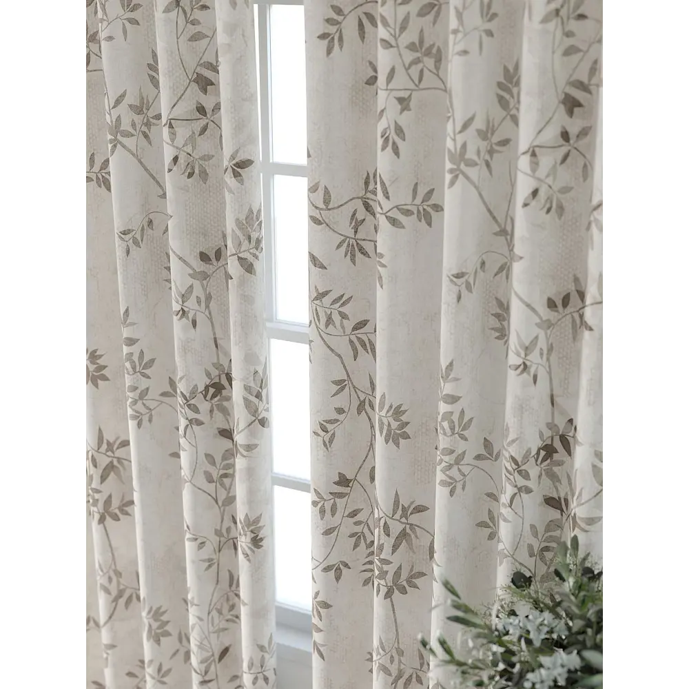 Фото 3 Комплект штор Comfy way Форнерс - 229 - 240 см CW709229240-240 на шторной ленте 240x150 см цвет бежевый Фото 3 Комплект штор Comfy way Форнерс - 229 - 240 см CW709229240-240 на шторной ленте 240x150 см цвет бежевый