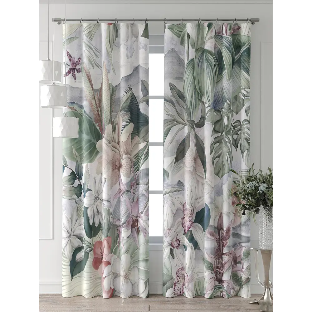 Фото 2 Комплект штор Comfy way Форнерс - 230 - 240 см CW709230240-240 на шторной ленте 240x150 см цвет бежевый Фото 2 Комплект штор Comfy way Форнерс - 230 - 240 см CW709230240-240 на шторной ленте 240x150 см цвет бежевый