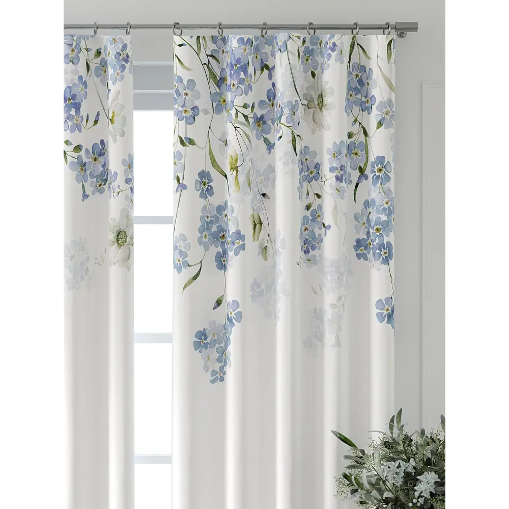 Фото 5 Комплект штор Comfy way Форнерс - 236 - 240 см CW709236240-240 на шторной ленте 240x150 см цвет белый Фото 5 Комплект штор Comfy way Форнерс - 236 - 240 см CW709236240-240 на шторной ленте 240x150 см цвет белый