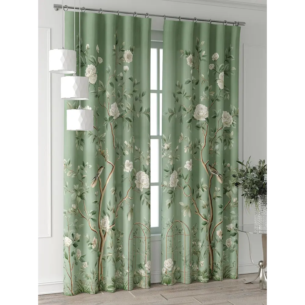 Фото 4 Комплект штор Comfy way Форнерс - 246 - 240 см CW709246240-240 на шторной ленте 240x150 см цвет бежевый Фото 4 Комплект штор Comfy way Форнерс - 246 - 240 см CW709246240-240 на шторной ленте 240x150 см цвет бежевый