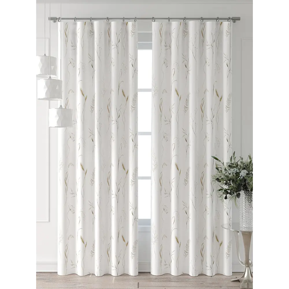 Фото 2 Комплект штор Comfy way Форнерс - 252 - 240 см CW709252240-240 на шторной ленте 240x150 см цвет бежевый Фото 2 Комплект штор Comfy way Форнерс - 252 - 240 см CW709252240-240 на шторной ленте 240x150 см цвет бежевый