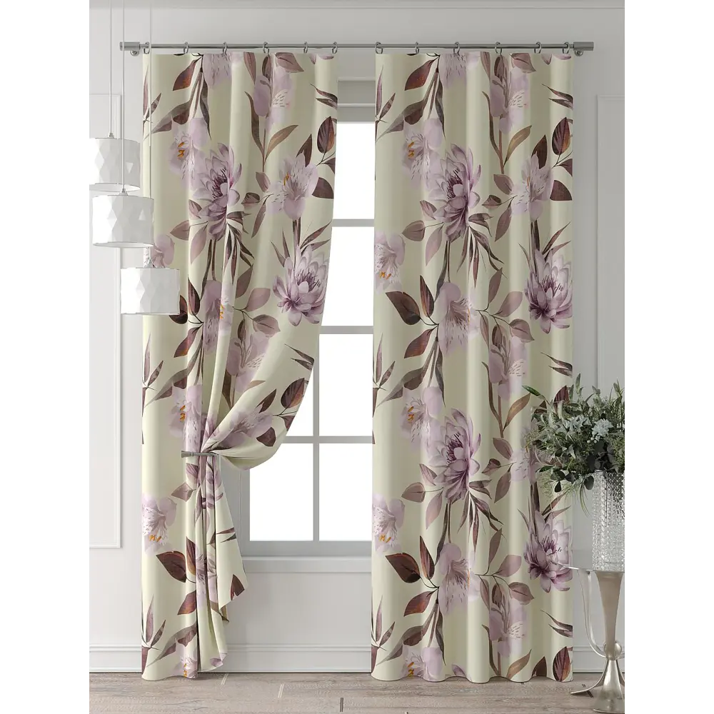 Фото 7 Комплект штор Comfy way Форнерс - 253 - 240 см CW709253240-240 на шторной ленте 240x150 см цвет бежевый Фото 7 Комплект штор Comfy way Форнерс - 253 - 240 см CW709253240-240 на шторной ленте 240x150 см цвет бежевый