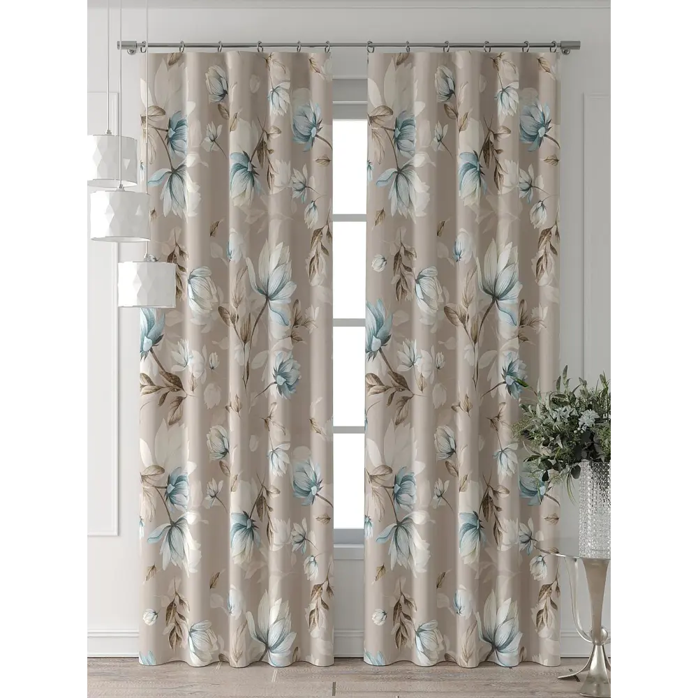 Фото 2 Комплект штор Comfy way Форнерс - 254 - 240 см CW709254240-240 на шторной ленте 240x150 см цвет бежевый Фото 2 Комплект штор Comfy way Форнерс - 254 - 240 см CW709254240-240 на шторной ленте 240x150 см цвет бежевый
