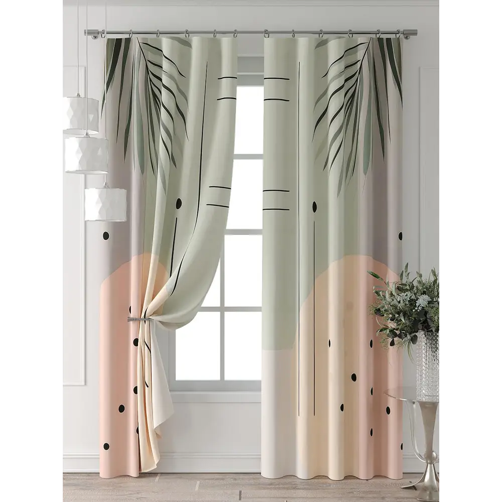 Фото 7 Комплект штор Comfy way Форнерс - 261 - 240 см CW709261240-240 на шторной ленте 240x150 см цвет бежевый Фото 7 Комплект штор Comfy way Форнерс - 261 - 240 см CW709261240-240 на шторной ленте 240x150 см цвет бежевый