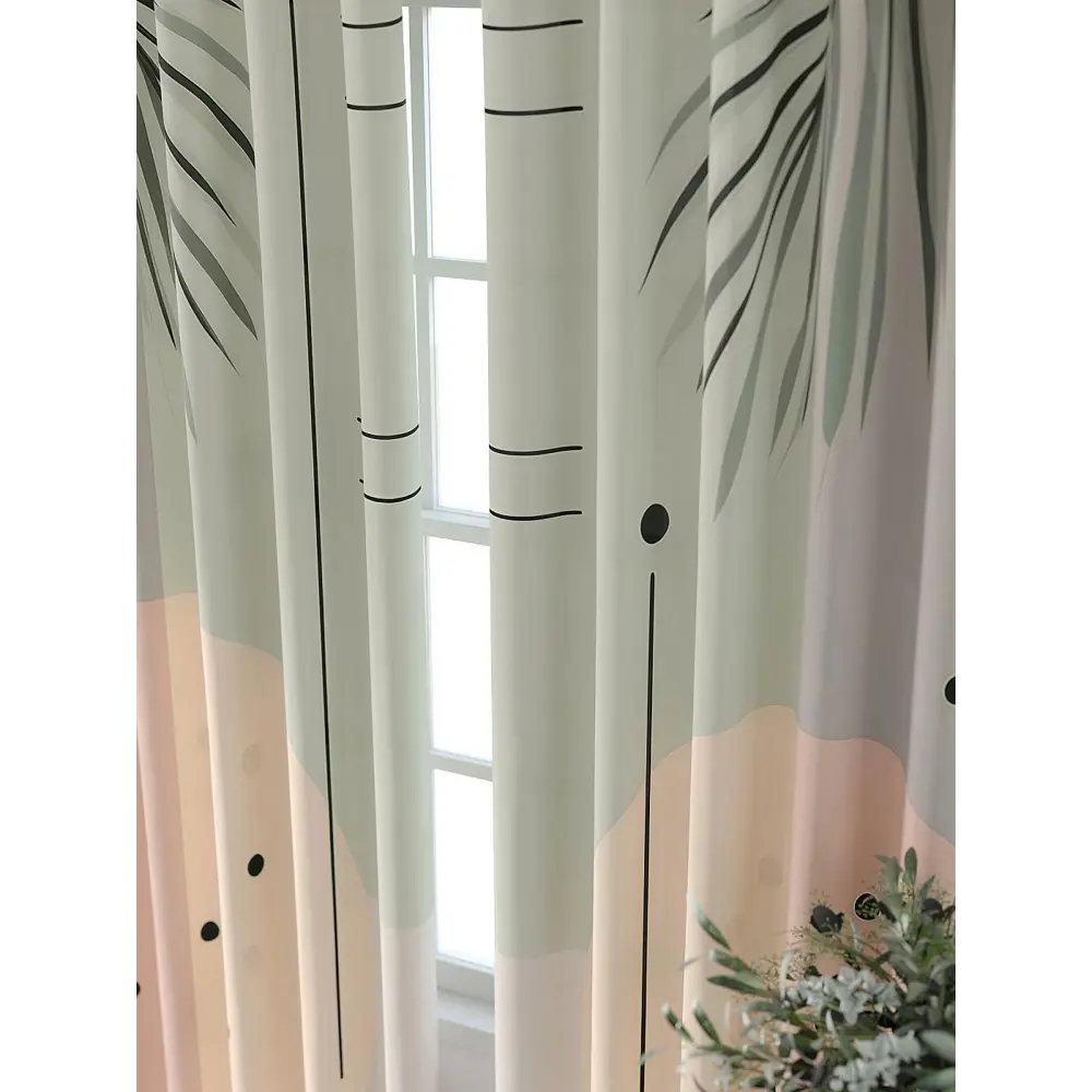 Фото 3 Комплект штор Comfy way Форнерс - 261 - 240 см CW709261240-240 на шторной ленте 240x150 см цвет бежевый Фото 3 Комплект штор Comfy way Форнерс - 261 - 240 см CW709261240-240 на шторной ленте 240x150 см цвет бежевый