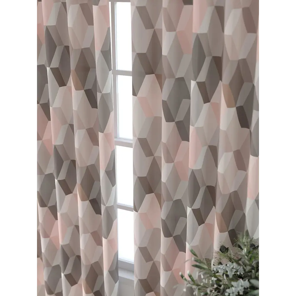 Фото 3 Комплект штор Comfy way Форнерс - 274 - 240 см CW709274240-240 на шторной ленте 240x150 см цвет бежевый Фото 3 Комплект штор Comfy way Форнерс - 274 - 240 см CW709274240-240 на шторной ленте 240x150 см цвет бежевый