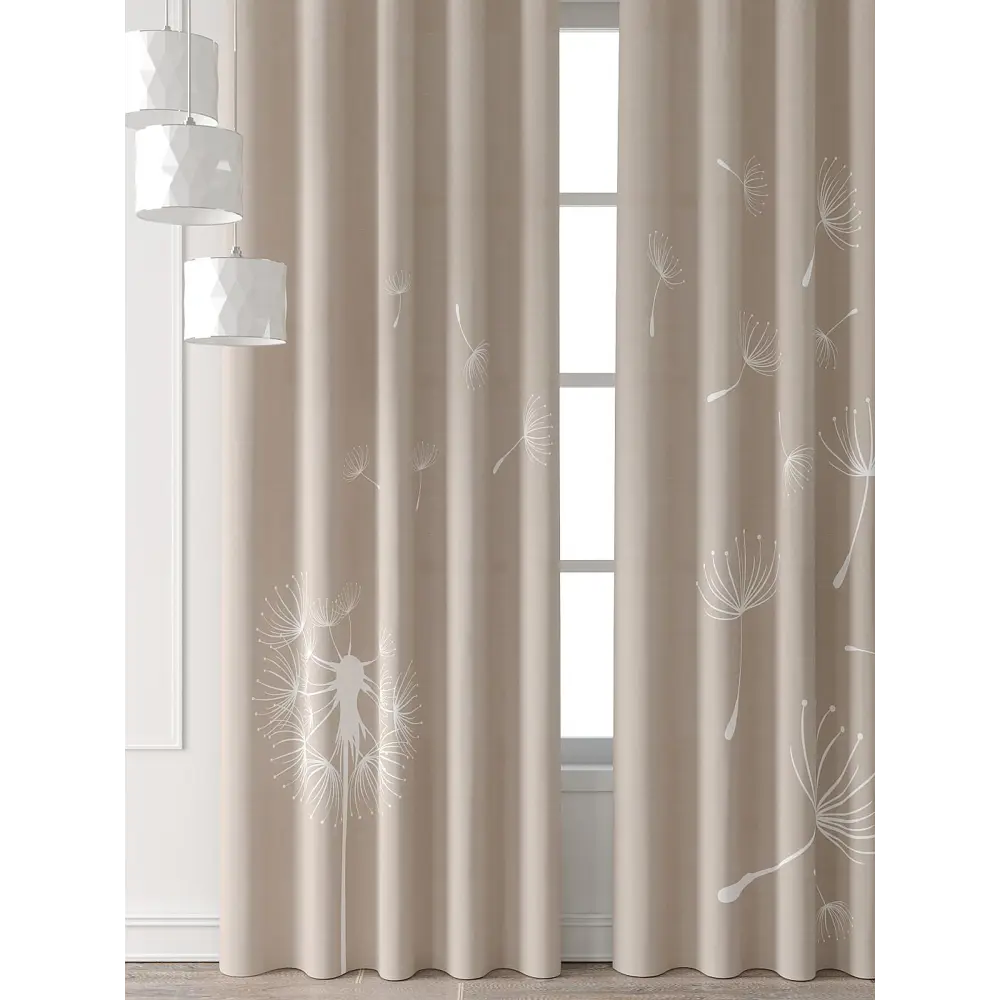Фото 6 Комплект штор Comfy way Форнерс - 242 - 260 см CW709242260-260 на шторной ленте 260x150 см цвет бежевый Фото 6 Комплект штор Comfy way Форнерс - 242 - 260 см CW709242260-260 на шторной ленте 260x150 см цвет бежевый