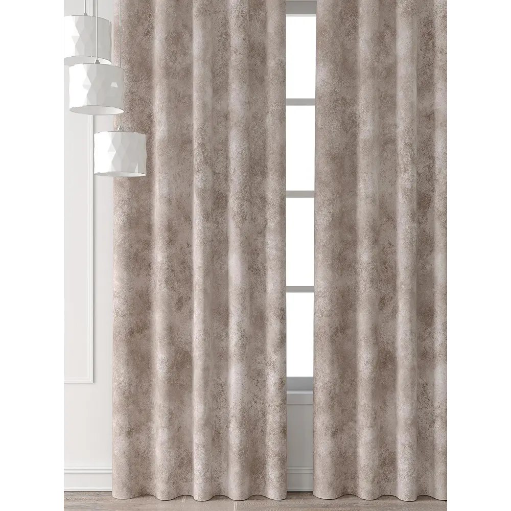 Фото 6 Комплект штор Comfy way Форнерс - 269 - 240 см CW709269240-240 на шторной ленте 240x150 см цвет бежевый Фото 6 Комплект штор Comfy way Форнерс - 269 - 240 см CW709269240-240 на шторной ленте 240x150 см цвет бежевый