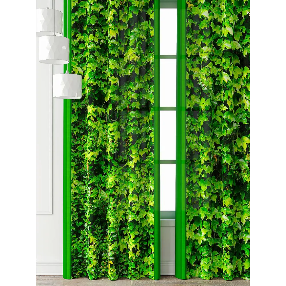 Фото 3 Комплект штор Comfy way Фриости - 24 - 260 см CW711024260-260 на шторной ленте 260x150 см цвет зеленый Фото 3 Комплект штор Comfy way Фриости - 24 - 260 см CW711024260-260 на шторной ленте 260x150 см цвет зеленый