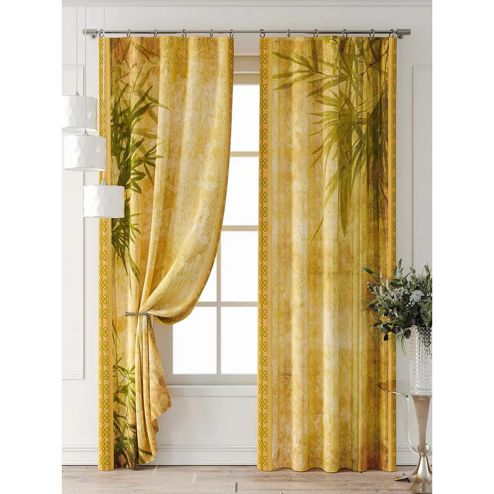 Фото 6 Комплект штор Comfy way Фриости - 30 - 260 см CW711030260-260 на шторной ленте 260x150 см цвет бежевый Фото 6 Комплект штор Comfy way Фриости - 30 - 260 см CW711030260-260 на шторной ленте 260x150 см цвет бежевый