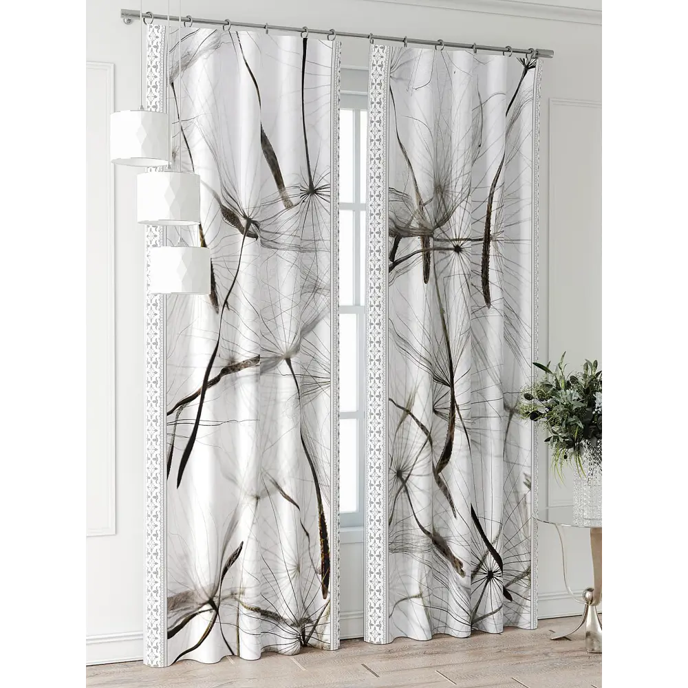 Фото 2 Комплект штор Comfy way Фриости - 33 - 260 см CW711033260-260 на шторной ленте 260x150 см цвет бежевый Фото 2 Комплект штор Comfy way Фриости - 33 - 260 см CW711033260-260 на шторной ленте 260x150 см цвет бежевый