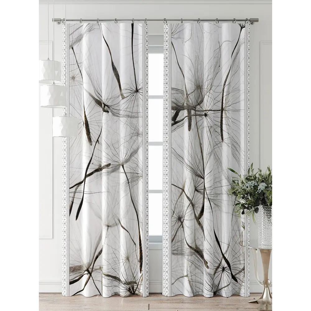 Фото 7 Комплект штор Comfy way Фриости - 33 - 260 см CW711033260-260 на шторной ленте 260x150 см цвет бежевый Фото 7 Комплект штор Comfy way Фриости - 33 - 260 см CW711033260-260 на шторной ленте 260x150 см цвет бежевый