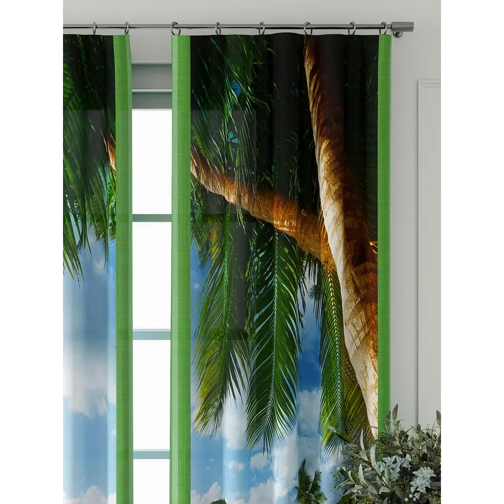 Фото 4 Комплект штор Comfy way Фриости - 36 - 260 см CW711036260-260 на шторной ленте 260x150 см цвет бежевый Фото 4 Комплект штор Comfy way Фриости - 36 - 260 см CW711036260-260 на шторной ленте 260x150 см цвет бежевый