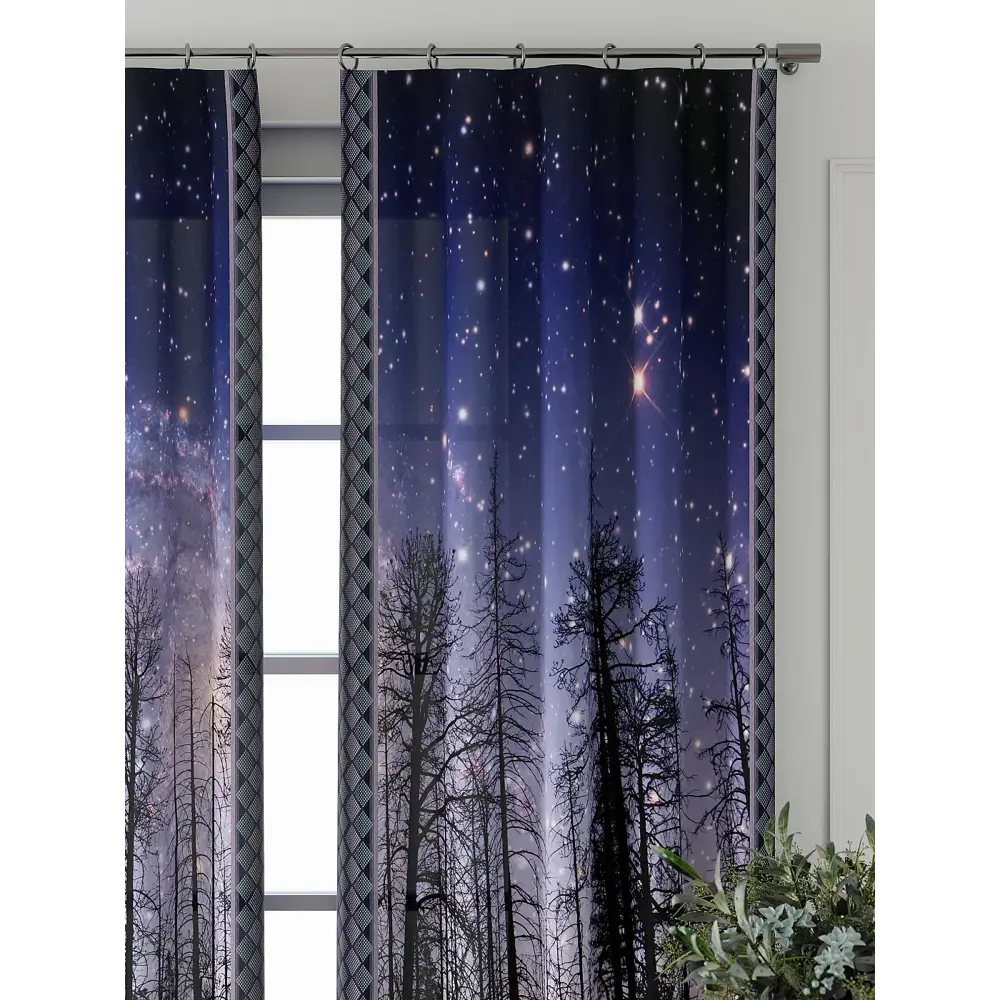 Фото 4 Комплект штор Comfy way Фриости - 41 - 260 см CW711041260-260 на шторной ленте 260x150 см цвет синий Фото 4 Комплект штор Comfy way Фриости - 41 - 260 см CW711041260-260 на шторной ленте 260x150 см цвет синий