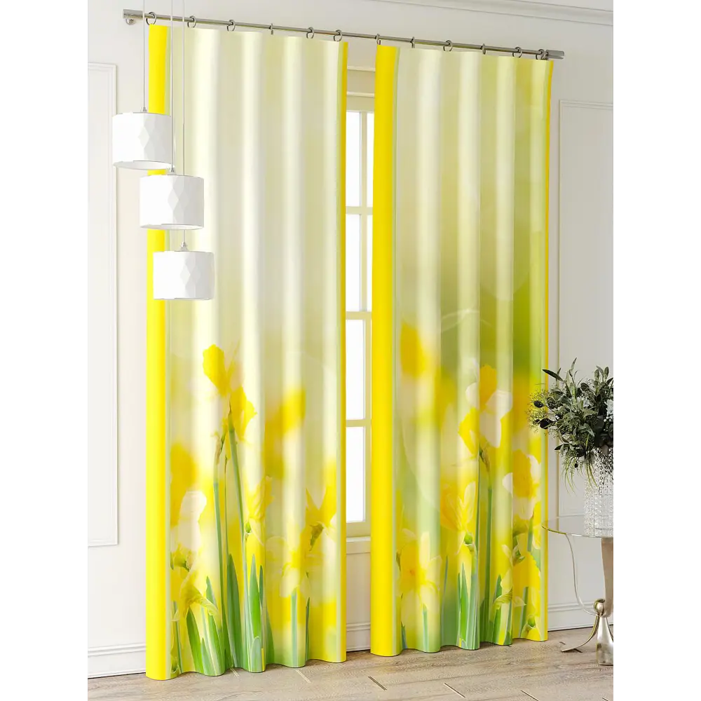 Фото 2 Комплект штор Comfy way Фриости - 44 - 260 см CW711044260-260 на шторной ленте 260x150 см цвет зеленый Фото 2 Комплект штор Comfy way Фриости - 44 - 260 см CW711044260-260 на шторной ленте 260x150 см цвет зеленый