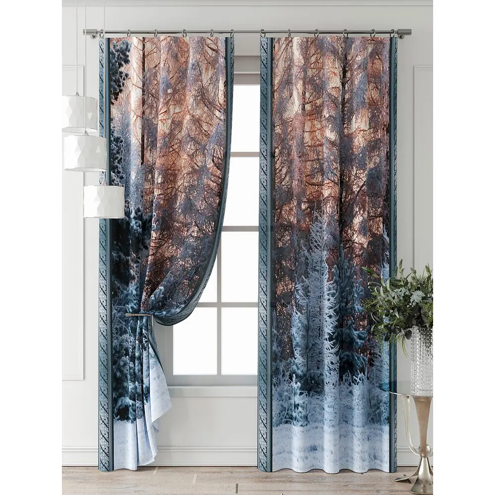Фото 6 Комплект штор Comfy way Фриости - 47 - 260 см CW711047260-260 на шторной ленте 260x150 см цвет бежевый Фото 6 Комплект штор Comfy way Фриости - 47 - 260 см CW711047260-260 на шторной ленте 260x150 см цвет бежевый