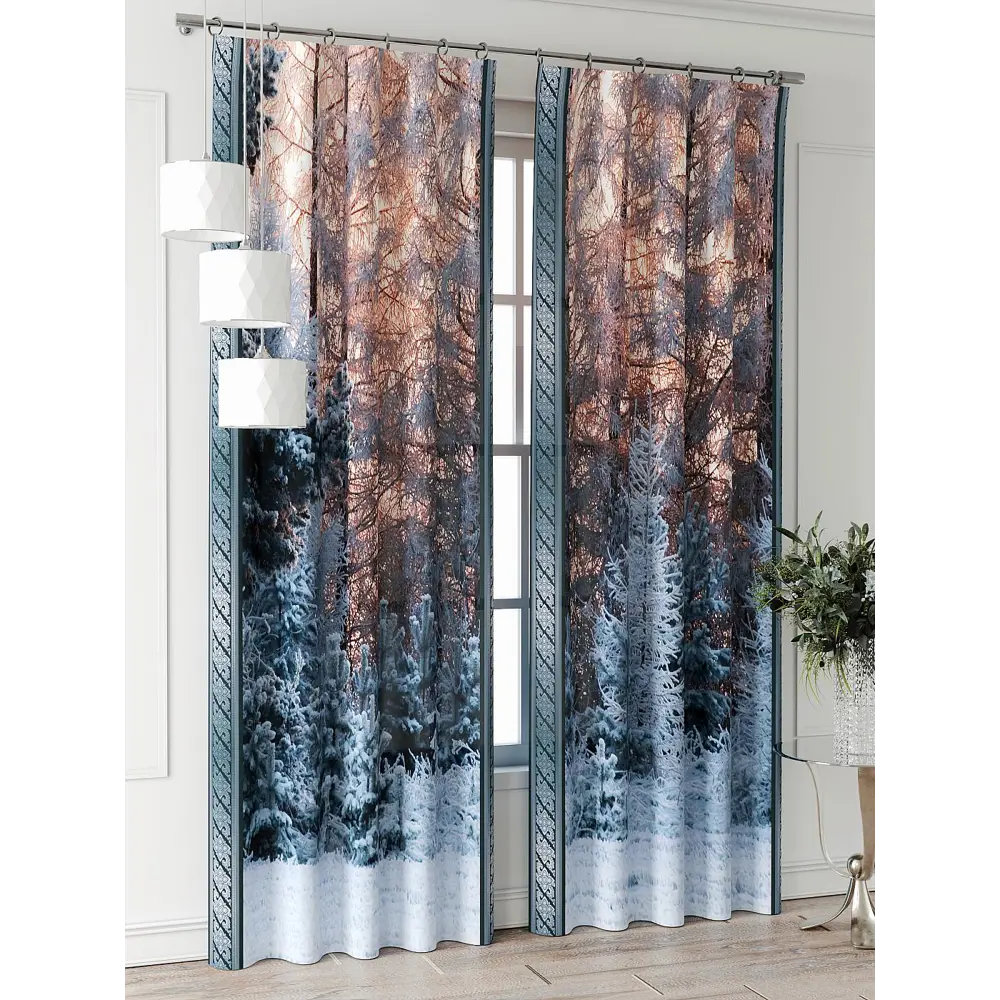 Фото 2 Комплект штор Comfy way Фриости - 47 - 260 см CW711047260-260 на шторной ленте 260x150 см цвет бежевый Фото 2 Комплект штор Comfy way Фриости - 47 - 260 см CW711047260-260 на шторной ленте 260x150 см цвет бежевый