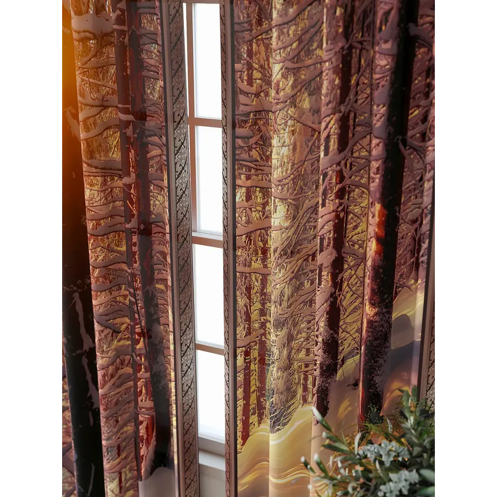 Фото 5 Комплект штор Comfy way Фриости - 49 - 260 см CW711049260-260 на шторной ленте 260x150 см цвет бежевый Фото 5 Комплект штор Comfy way Фриости - 49 - 260 см CW711049260-260 на шторной ленте 260x150 см цвет бежевый