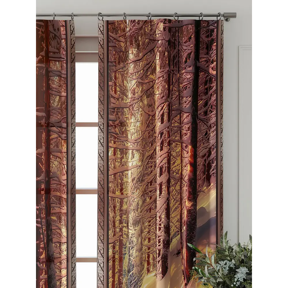 Фото 4 Комплект штор Comfy way Фриости - 49 - 260 см CW711049260-260 на шторной ленте 260x150 см цвет бежевый Фото 4 Комплект штор Comfy way Фриости - 49 - 260 см CW711049260-260 на шторной ленте 260x150 см цвет бежевый