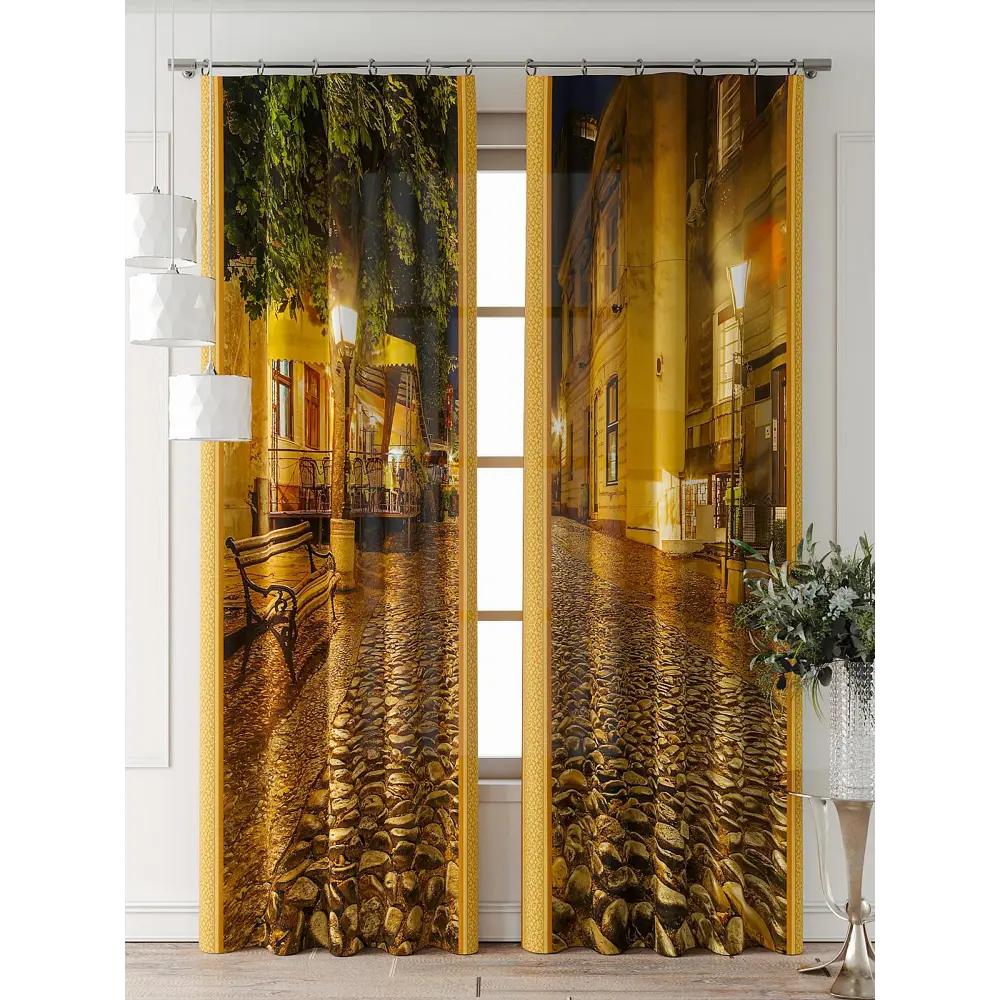 Фото 7 Комплект штор Comfy way Фриости - 50 - 260 см CW711050260-260 на шторной ленте 260x150 см цвет бежевый Фото 7 Комплект штор Comfy way Фриости - 50 - 260 см CW711050260-260 на шторной ленте 260x150 см цвет бежевый
