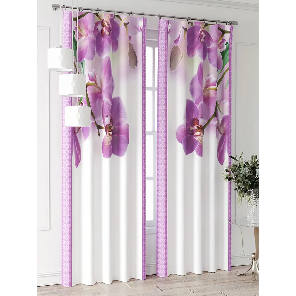 Фото 2 Комплект штор Comfy way Фриости - 56 - 260 см CW711056260-260 на шторной ленте 260x150 см цвет розовый Фото 2 Комплект штор Comfy way Фриости - 56 - 260 см CW711056260-260 на шторной ленте 260x150 см цвет розовый