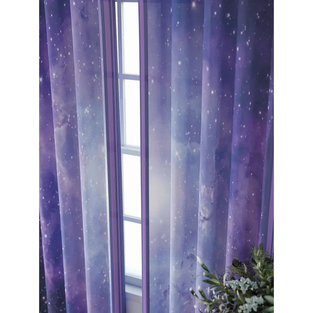 Фото 5 Комплект штор Comfy way Фриости - 58 - 260 см CW711058260-260 на шторной ленте 260x150 см цвет синий Фото 5 Комплект штор Comfy way Фриости - 58 - 260 см CW711058260-260 на шторной ленте 260x150 см цвет синий