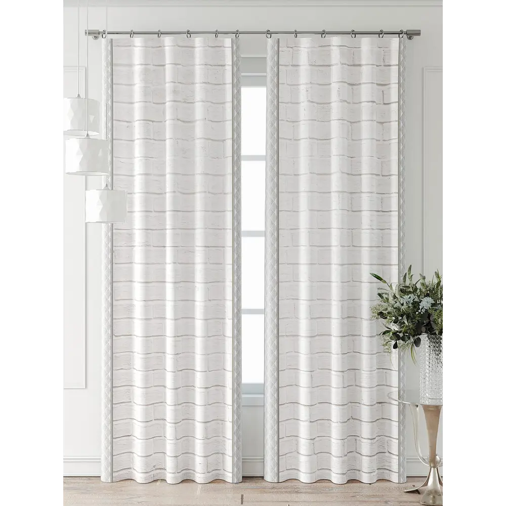 Фото 7 Комплект штор Comfy way Фриости - 59 - 260 см CW711059260-260 на шторной ленте 260x150 см цвет бежевый Фото 7 Комплект штор Comfy way Фриости - 59 - 260 см CW711059260-260 на шторной ленте 260x150 см цвет бежевый