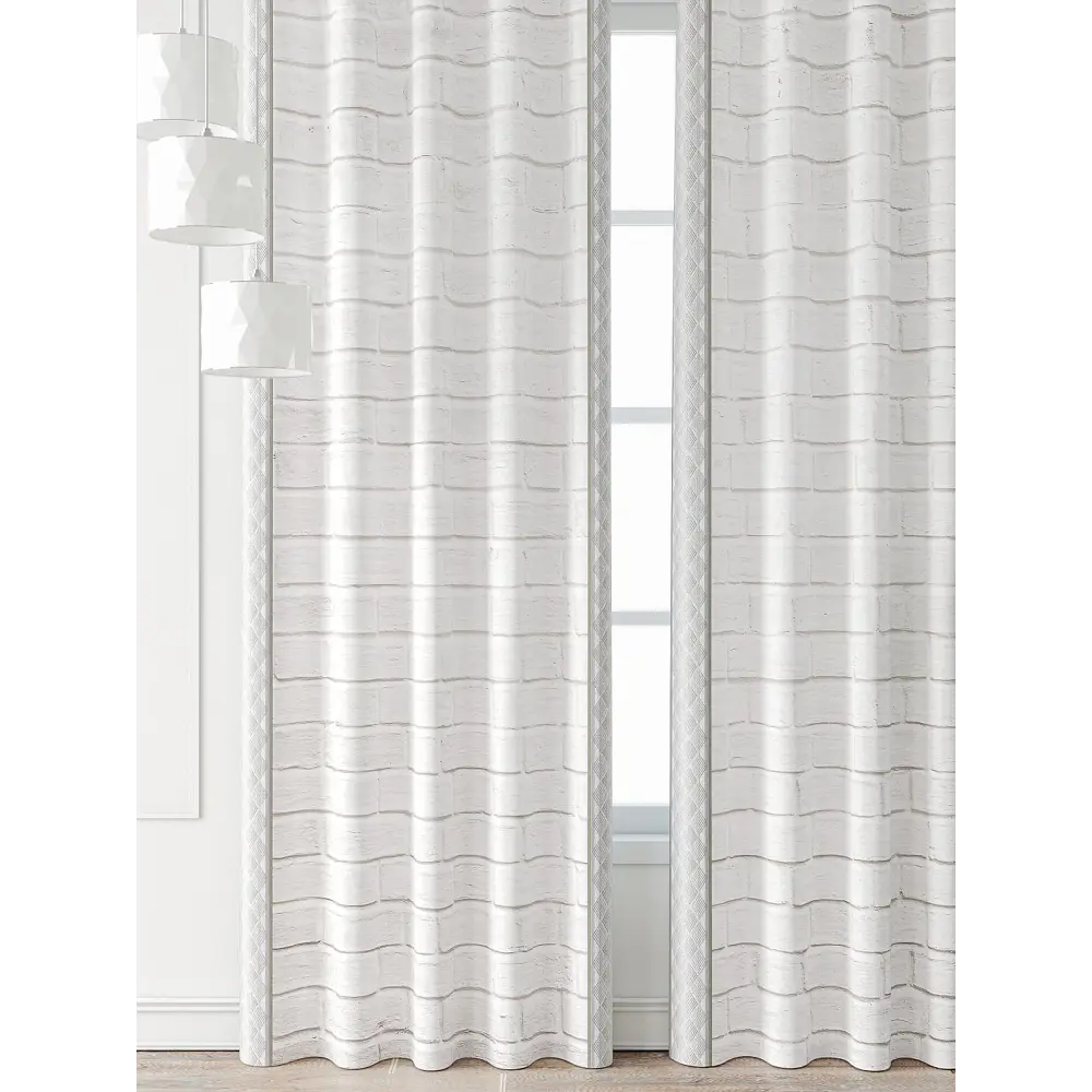 Фото 3 Комплект штор Comfy way Фриости - 59 - 260 см CW711059260-260 на шторной ленте 260x150 см цвет бежевый Фото 3 Комплект штор Comfy way Фриости - 59 - 260 см CW711059260-260 на шторной ленте 260x150 см цвет бежевый