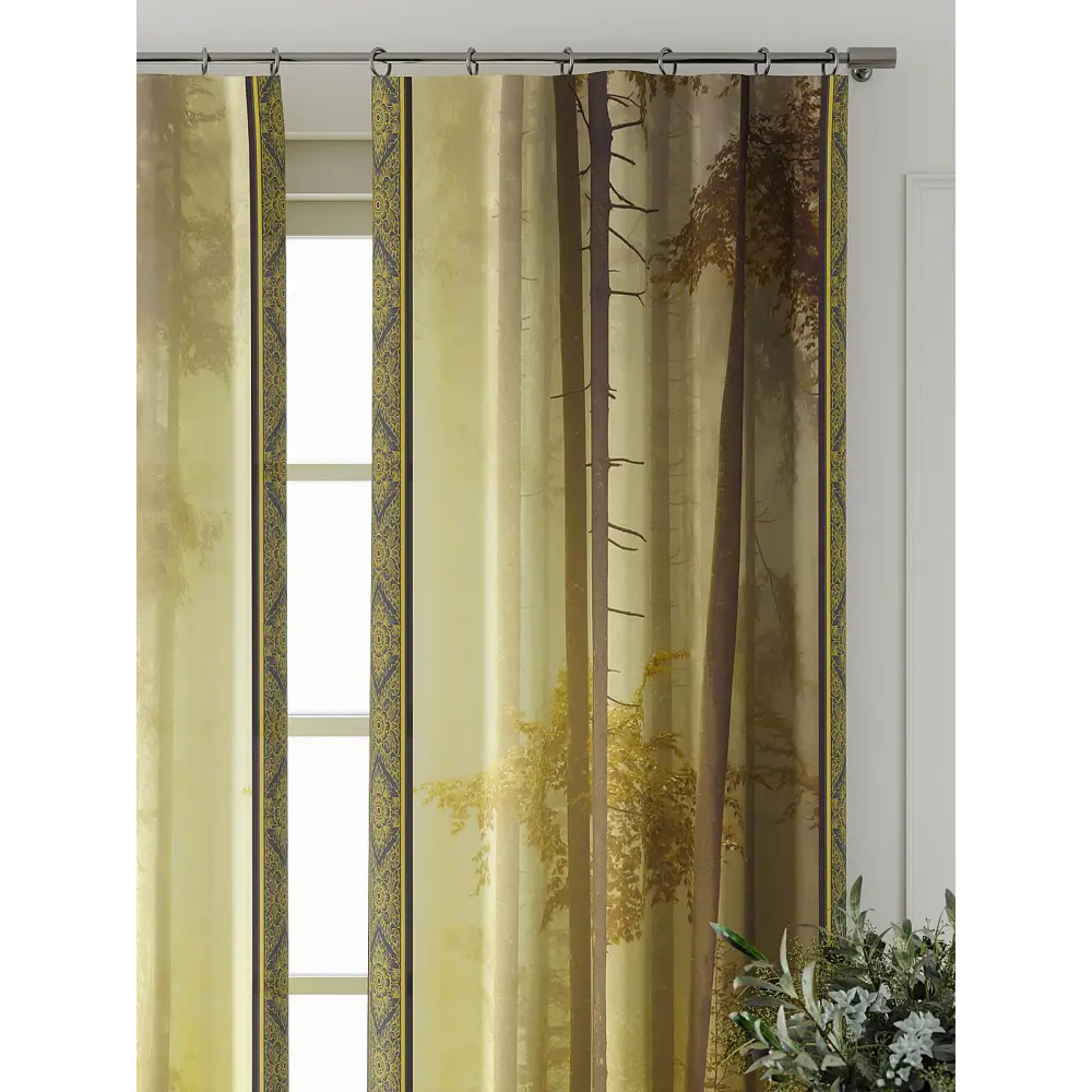 Фото 4 Комплект штор Comfy way Фриости - 60 - 260 см CW711060260-260 на шторной ленте 260x150 см цвет коричневый Фото 4 Комплект штор Comfy way Фриости - 60 - 260 см CW711060260-260 на шторной ленте 260x150 см цвет коричневый