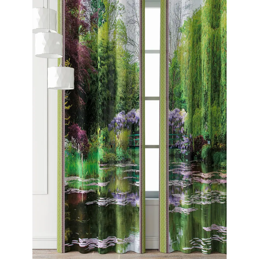 Фото 3 Комплект штор Comfy way Фриости - 61 - 260 см CW711061260-260 на шторной ленте 260x150 см цвет зеленый Фото 3 Комплект штор Comfy way Фриости - 61 - 260 см CW711061260-260 на шторной ленте 260x150 см цвет зеленый