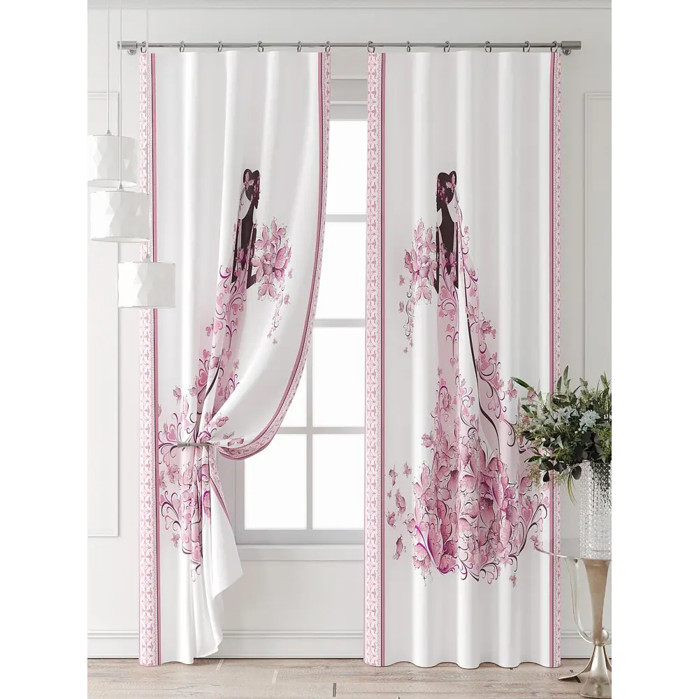 Фото 6 Комплект штор Comfy way Фриости - 69 - 260 см CW711069260-260 на шторной ленте 260x150 см цвет белый Фото 6 Комплект штор Comfy way Фриости - 69 - 260 см CW711069260-260 на шторной ленте 260x150 см цвет белый