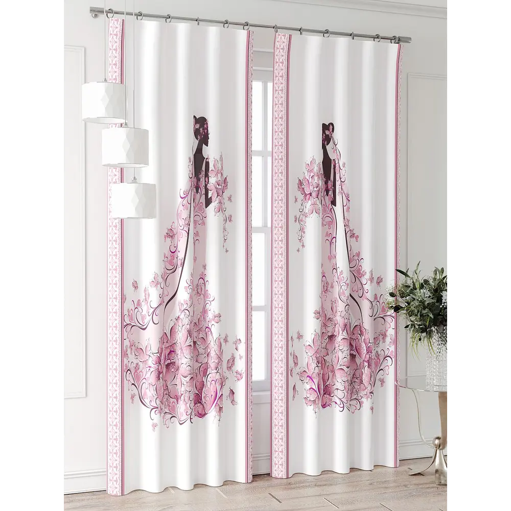 Фото 2 Комплект штор Comfy way Фриости - 69 - 260 см CW711069260-260 на шторной ленте 260x150 см цвет белый Фото 2 Комплект штор Comfy way Фриости - 69 - 260 см CW711069260-260 на шторной ленте 260x150 см цвет белый