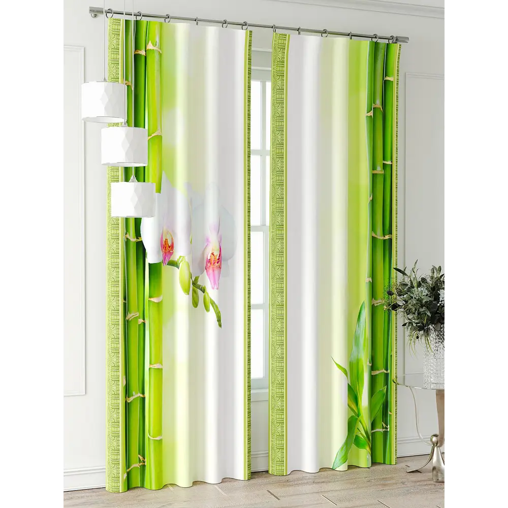 Фото 2 Комплект штор Comfy way Фриости - 70 - 260 см CW711070260-260 на шторной ленте 260x150 см цвет белый Фото 2 Комплект штор Comfy way Фриости - 70 - 260 см CW711070260-260 на шторной ленте 260x150 см цвет белый