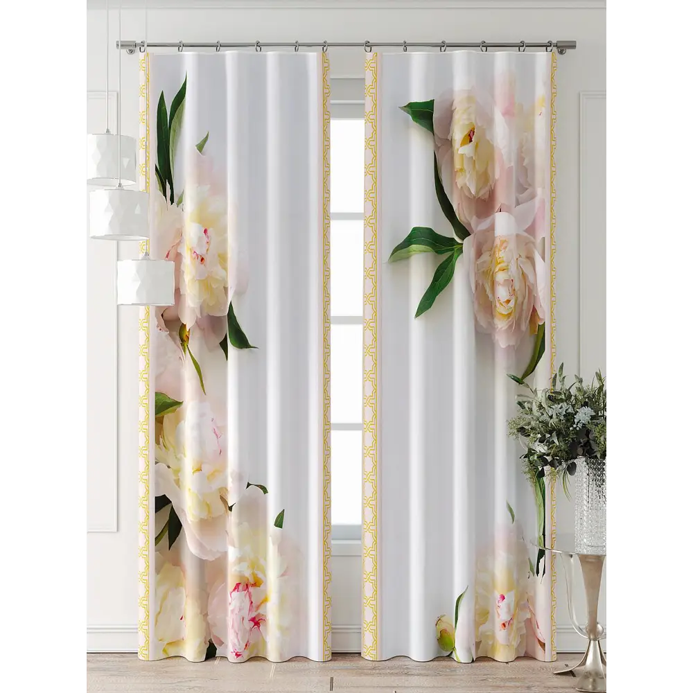 Фото 7 Комплект штор Comfy way Фриости - 72 - 260 см CW711072260-260 на шторной ленте 260x150 см цвет бежевый Фото 7 Комплект штор Comfy way Фриости - 72 - 260 см CW711072260-260 на шторной ленте 260x150 см цвет бежевый