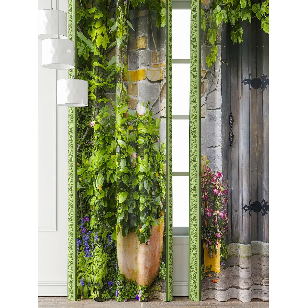 Фото 3 Комплект штор Comfy way Фриости - 14 - 240 см CW711014240-240 на шторной ленте 240x150 см цвет зеленый Фото 3 Комплект штор Comfy way Фриости - 14 - 240 см CW711014240-240 на шторной ленте 240x150 см цвет зеленый