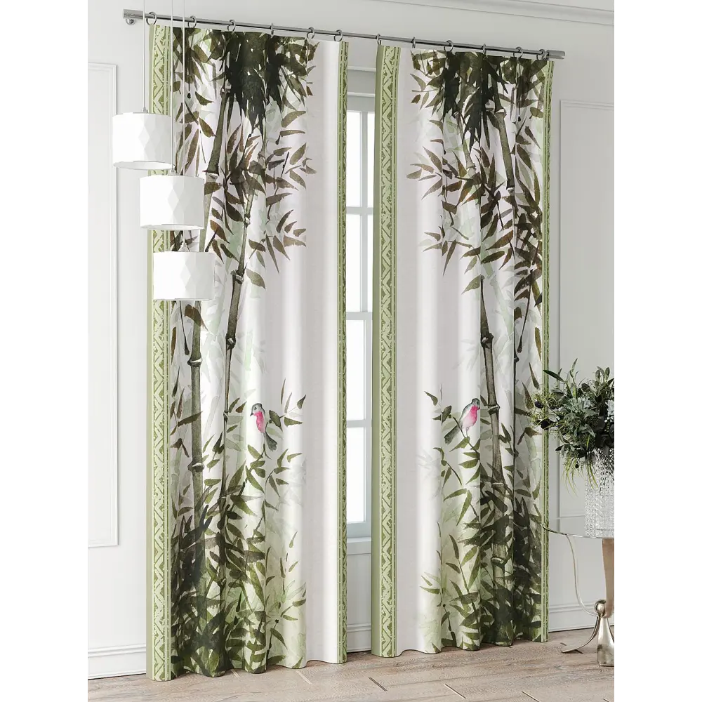 Фото 2 Комплект штор Comfy way Фриости - 31 - 240 см CW711031240-240 на шторной ленте 240x150 см цвет белый Фото 2 Комплект штор Comfy way Фриости - 31 - 240 см CW711031240-240 на шторной ленте 240x150 см цвет белый