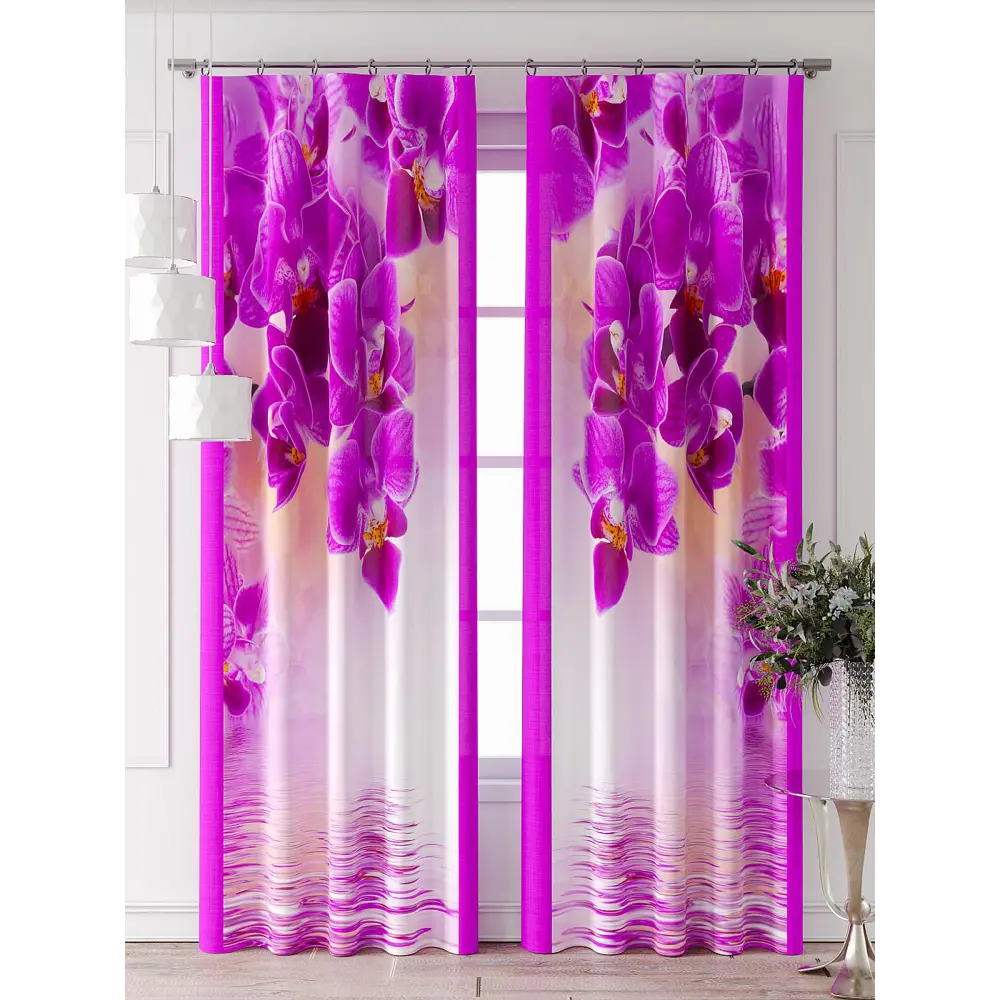 Фото 7 Комплект штор Comfy way Фриости - 35 - 240 см CW711035240-240 на шторной ленте 240x150 см цвет розовый Фото 7 Комплект штор Comfy way Фриости - 35 - 240 см CW711035240-240 на шторной ленте 240x150 см цвет розовый