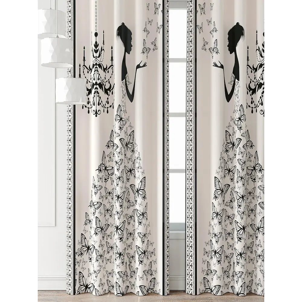 Фото 3 Комплект штор Comfy way Фриости - 71 - 240 см CW711071240-240 на шторной ленте 240x150 см цвет бежевый Фото 3 Комплект штор Comfy way Фриости - 71 - 240 см CW711071240-240 на шторной ленте 240x150 см цвет бежевый