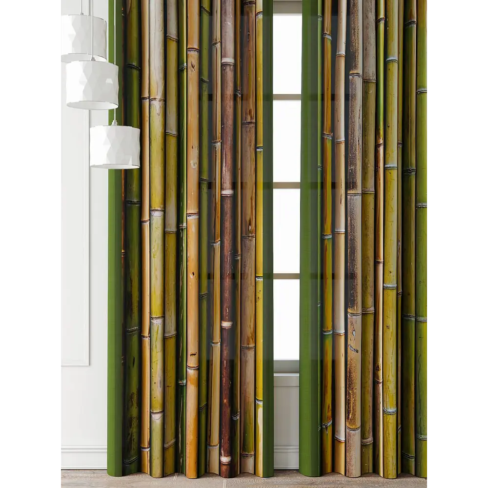Фото 3 Комплект штор Comfy way Фриости - 73 - 240 см CW711073240-240 на шторной ленте 240x150 см цвет зеленый Фото 3 Комплект штор Comfy way Фриости - 73 - 240 см CW711073240-240 на шторной ленте 240x150 см цвет зеленый