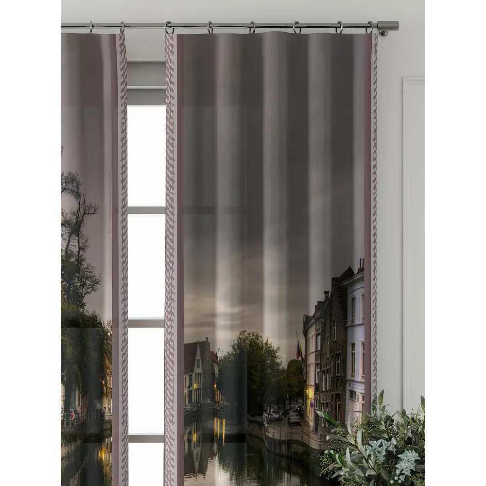 Фото 4 Комплект штор Comfy way Фриости - 07 - 260 см CW711007260-260 на шторной ленте 260x150 см цвет серый Фото 4 Комплект штор Comfy way Фриости - 07 - 260 см CW711007260-260 на шторной ленте 260x150 см цвет серый