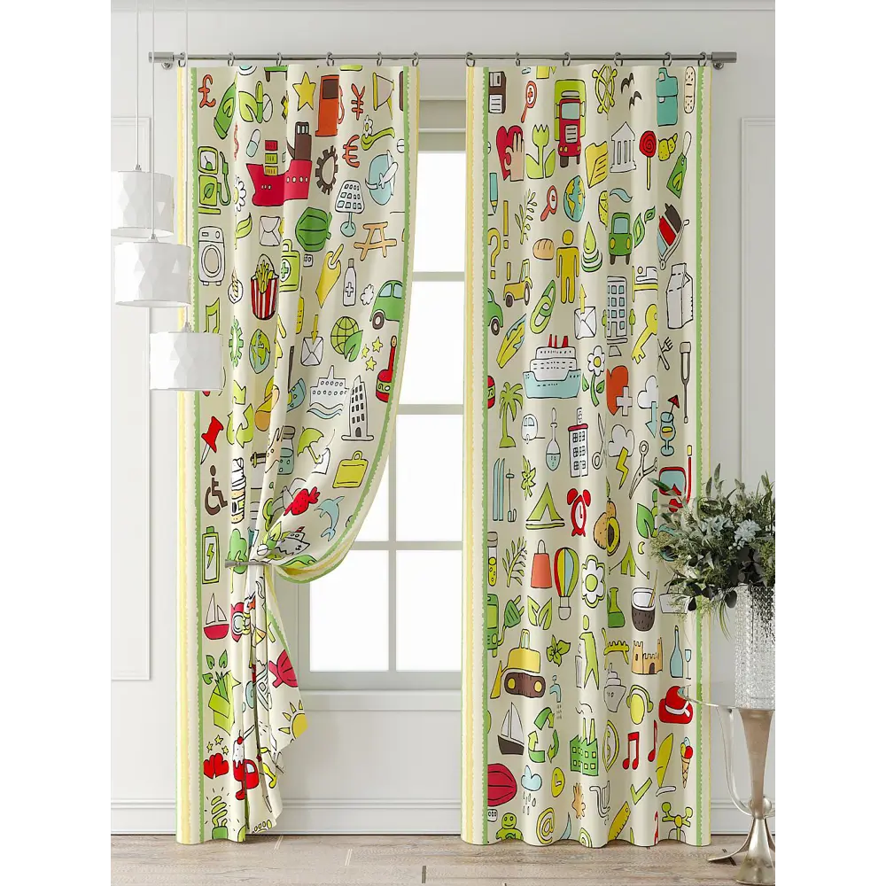 Фото 6 Комплект штор Comfy way Фриости - 40 - 260 см CW711040260-260 на шторной ленте 260x150 см цвет бежевый Фото 6 Комплект штор Comfy way Фриости - 40 - 260 см CW711040260-260 на шторной ленте 260x150 см цвет бежевый